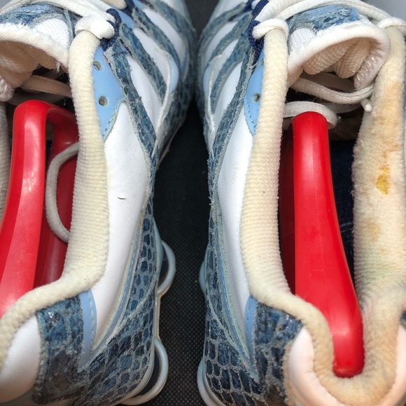 Womens Sz7 Nike SHOX Turbo Snakeskin Ice Blue - Picture 7 of 7